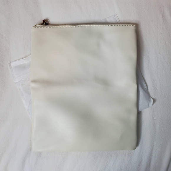 RACHEL PALLY Mixed Media Cream Floral Print Reversible Envelope Fold Clutch - Picture 6 of 8